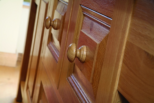 Drawer Stack in Solid Natural Oak.